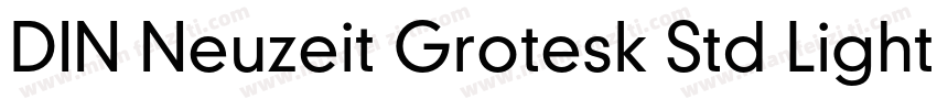DIN Neuzeit Grotesk Std Light Regul字体转换